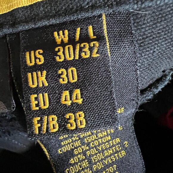 CAT Mens Black Workwear Cargo Pants With Multiple Pockets Size L Durable Cotton - Picture 13 of 13